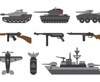Set Of World War 2 Vector