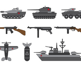 Set Of World War 2 Vector