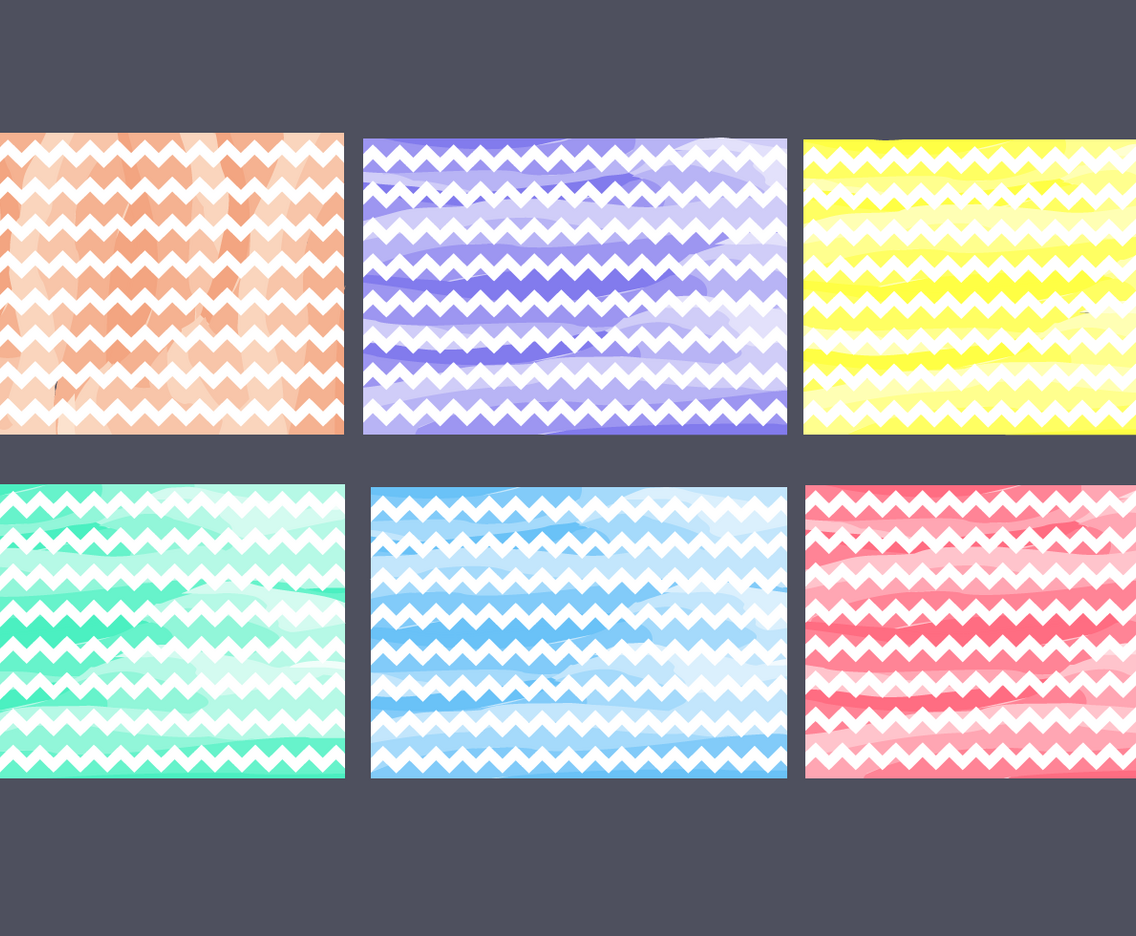 Free Watercolor Chevron Background Vector