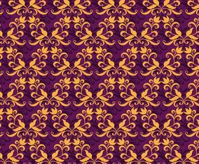 Free Vector Purple Western Flourish Pattern