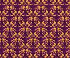 Free Vector Purple Western Flourish Pattern