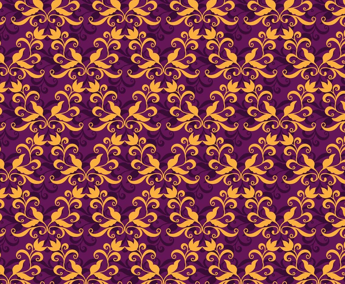 Free Vector Purple Western Flourish Pattern