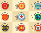 Yoyo flat custom design icon