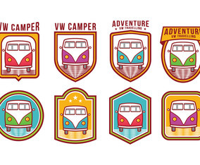 VW Camper Vector Pack