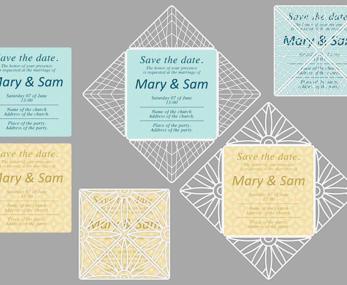 Laser Cut Invitations