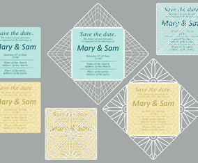 Laser Cut Invitations
