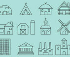 Building Line icons