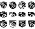 Free Pike Fish Logo Vector Pack