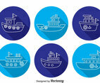 Boats Long Shadow Icons