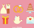 Wedding Flat Icons