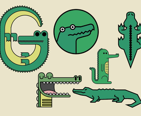 Gator Vector Illustrations