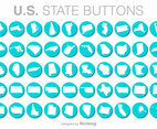 United States Vector Buttons