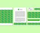 Free Green Vector Letterhead Design