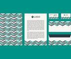Free Chevron Vector Letterhead Design