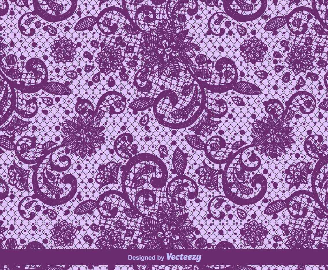 Vector Purple Lace Texture