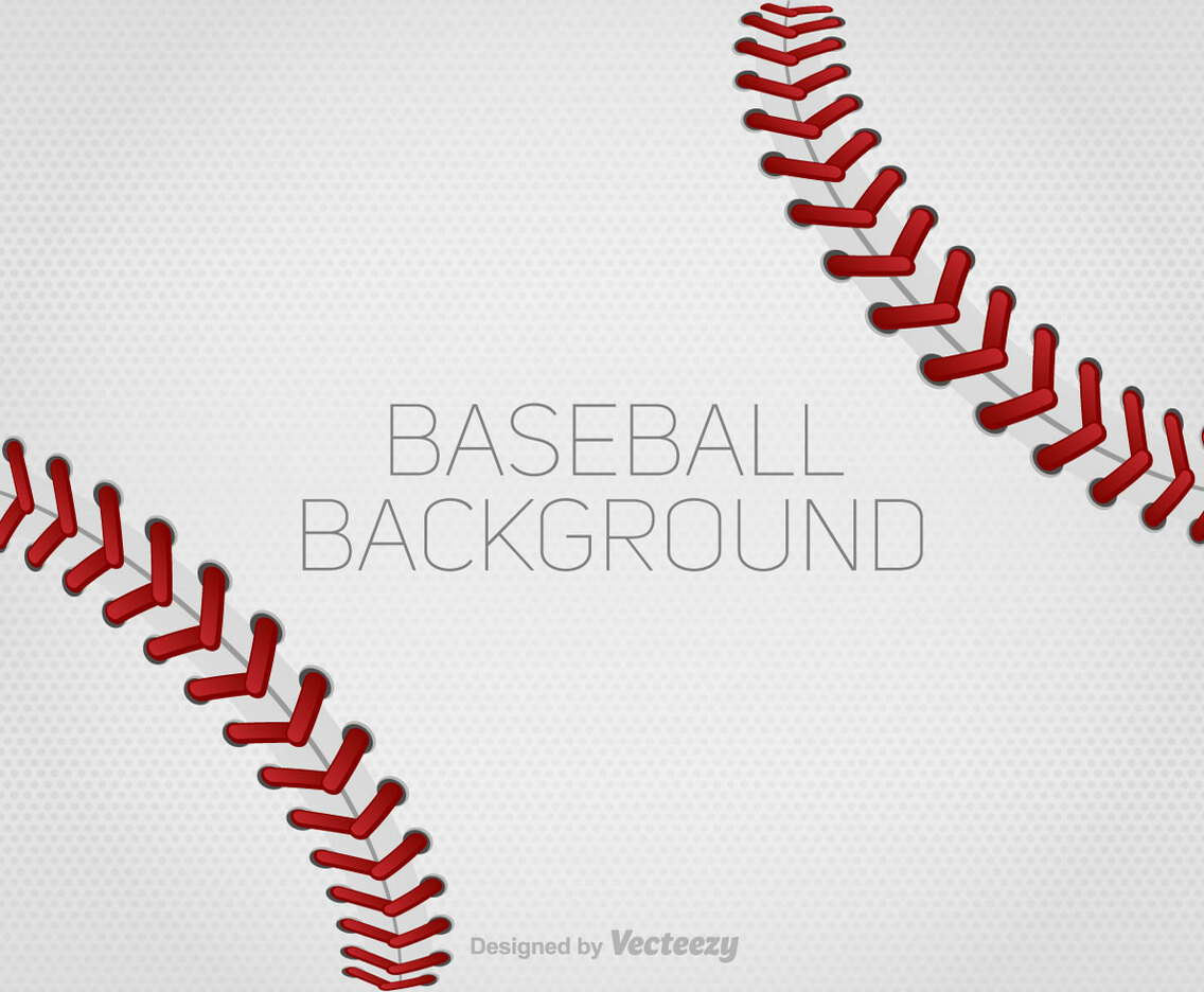 Vector Baseball Laces Background For Design