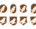 Set Of Nightingale Badges
