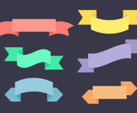 Free Sash Banner Vectors