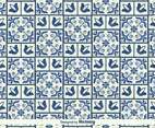 Vector Traditional Azulejos Pattern