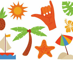 Free Beach vectors