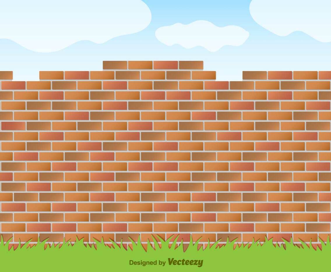 Vector Red Brick Wall