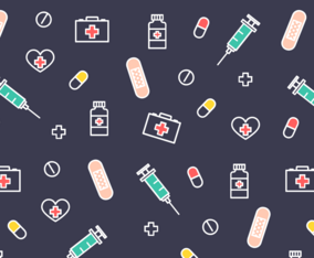 Free Medical Pattern Vector