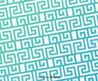 Greek Key Blue Pattern Vector Background