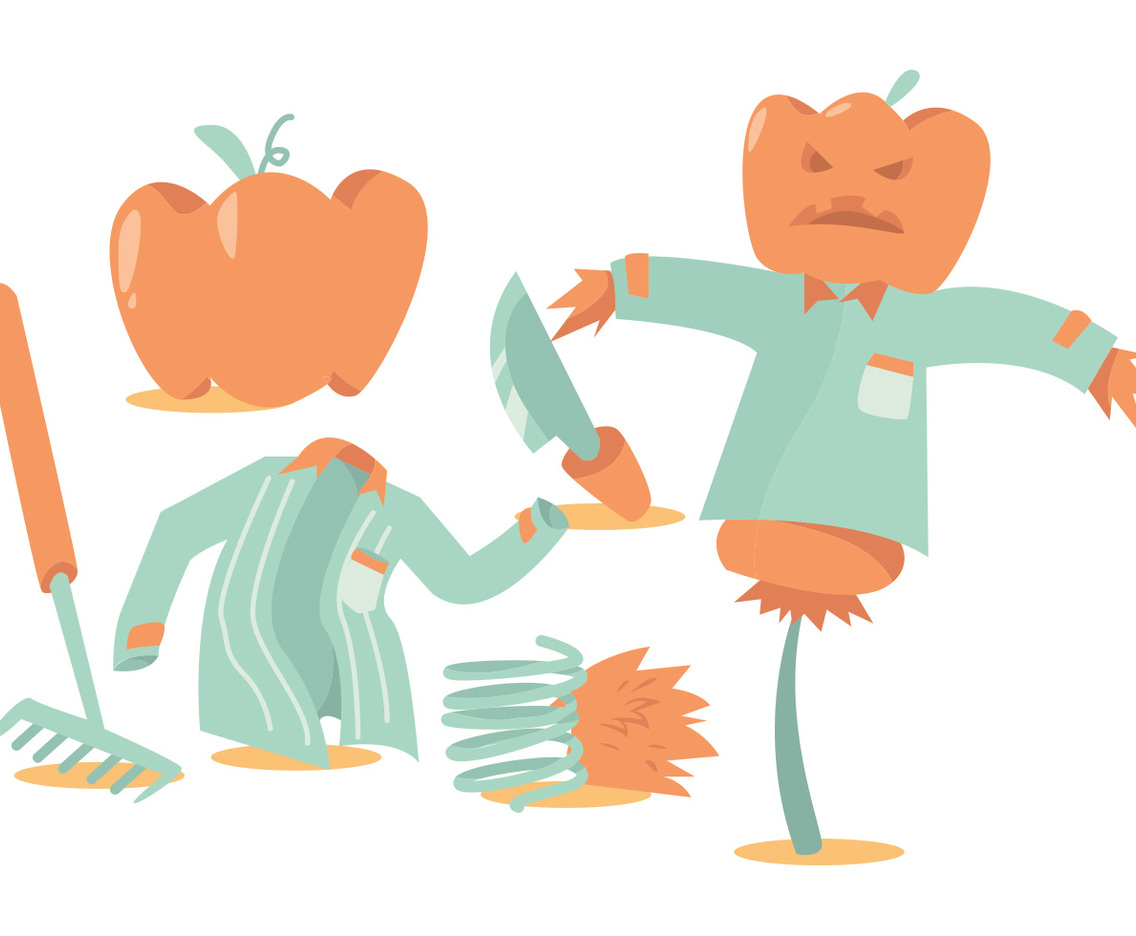 Pumpkin Patch Vector Set