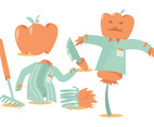 Pumpkin Patch Vector Set