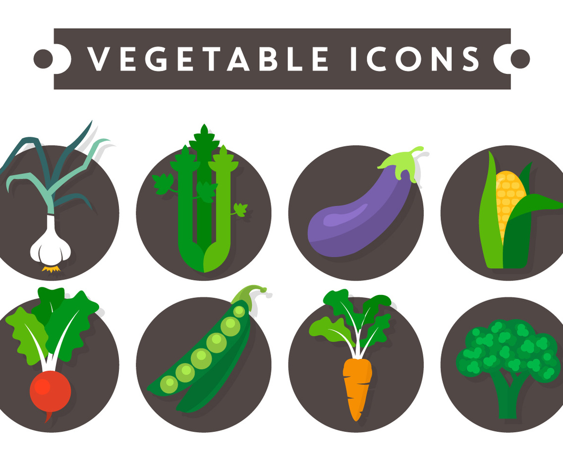 Vegetable Vector Icons