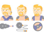 Barbarian Vector Set