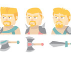 Barbarian Vector Set