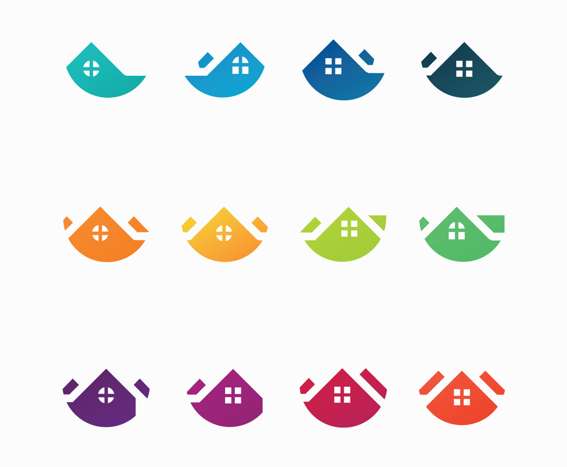 Free Rooftops Logo Vectors