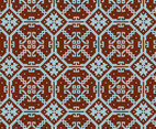 Crosstitch Motif Pattern Background
