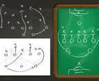 Playbook Chalkboard Vector