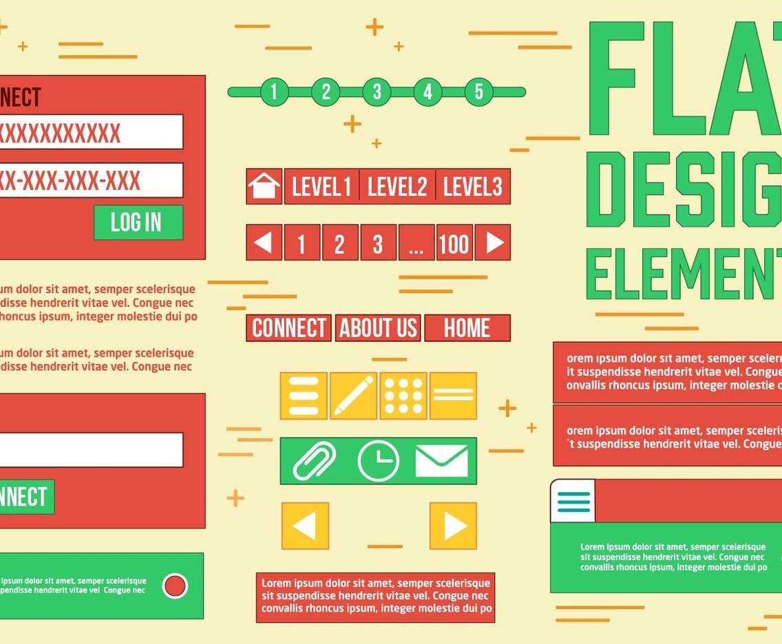 Free Web Design Vector Elements