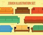 Free Couch Vector Set
