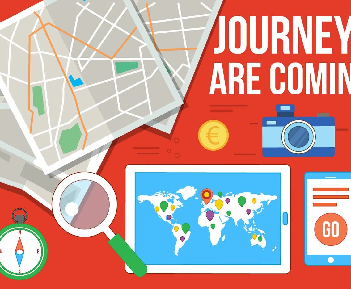 Free Journey Vector Illustraton