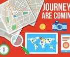 Free Journey Vector Illustraton
