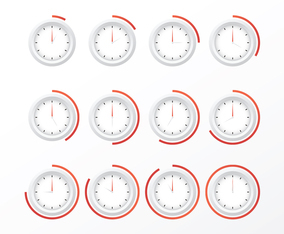 Free Clocks Vectors