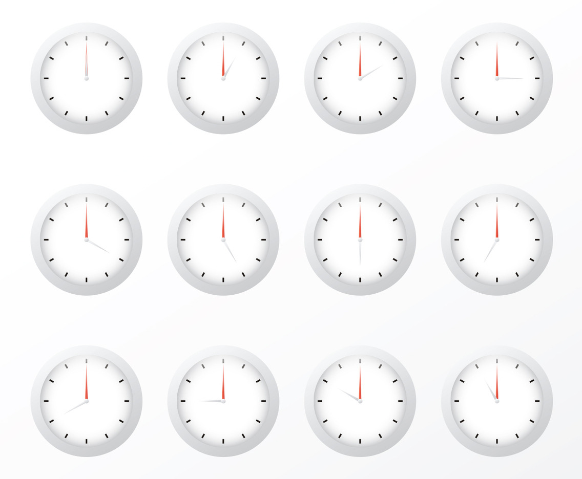 Free Clock Vectors