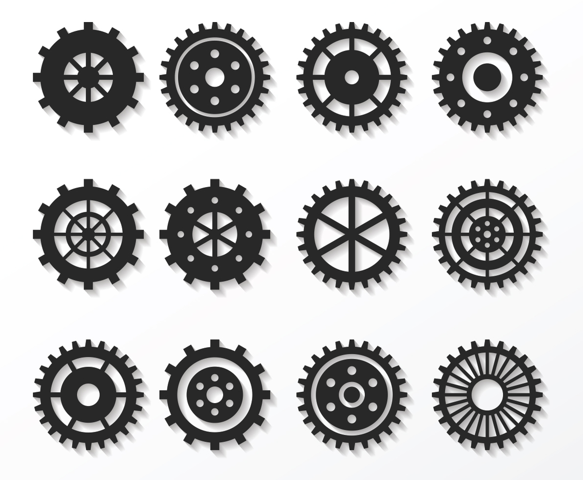Free Clock Parts Vector
