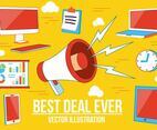 Free Best Deal Vector  Illustration