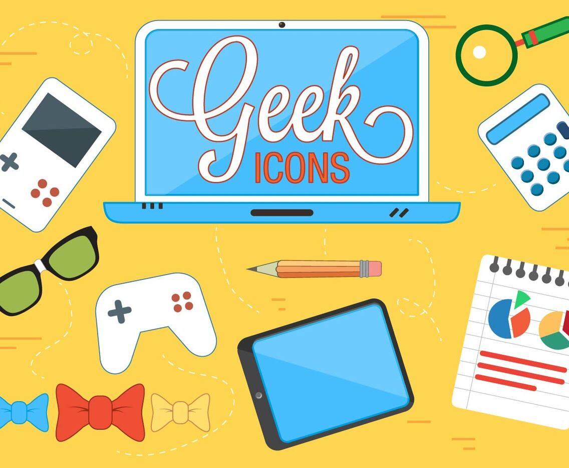 Free Geek Vector Icons