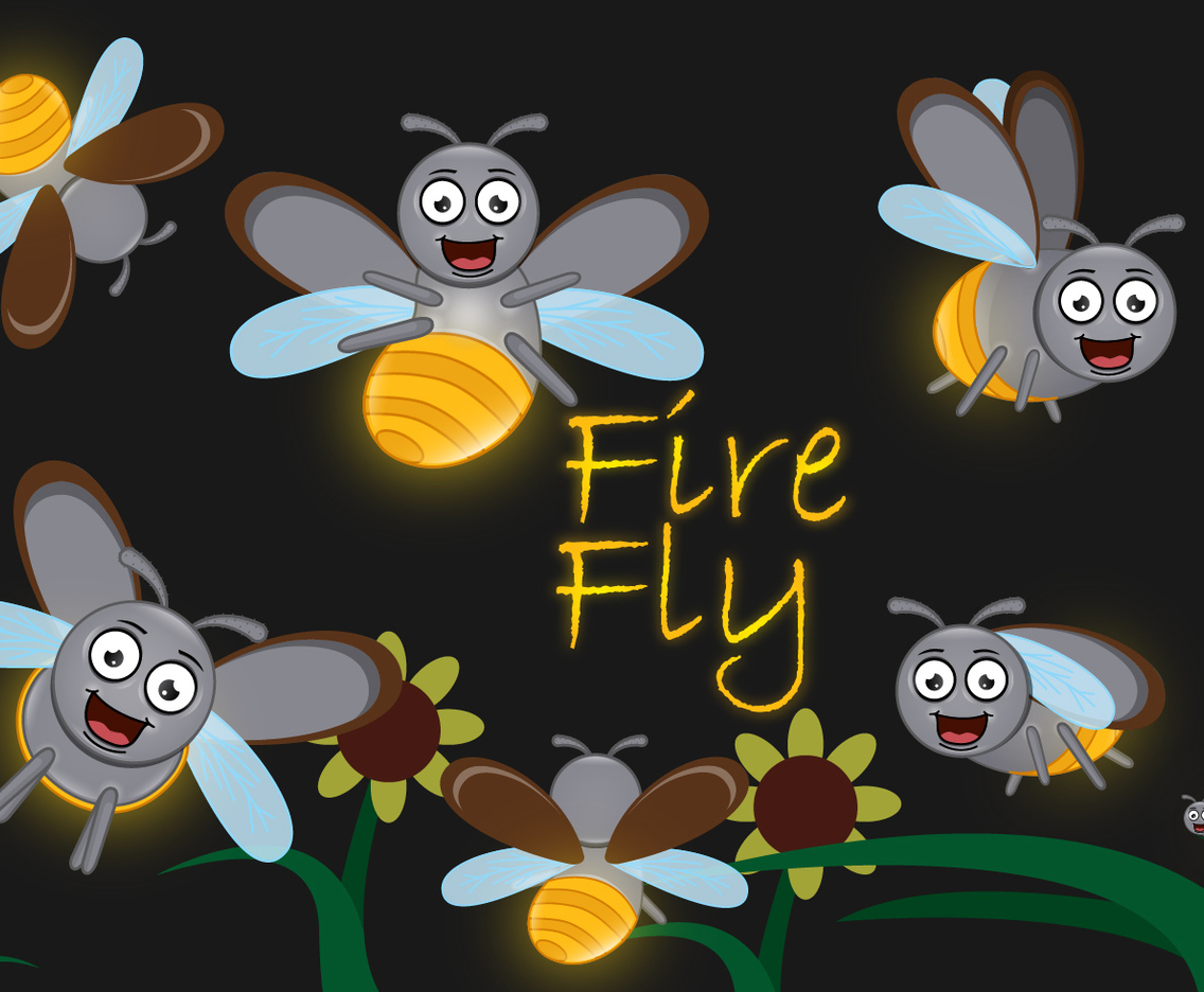Cute Cartoon Firefly