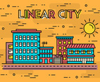 Free Linear City Vector Illustration