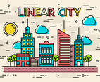 Free Linear City Vector