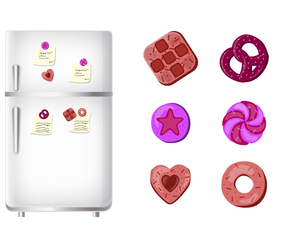 Cookie Shape Magnet