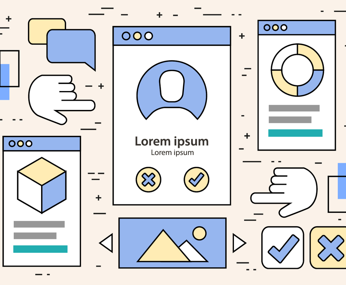 Free Social Media Vector Illustration