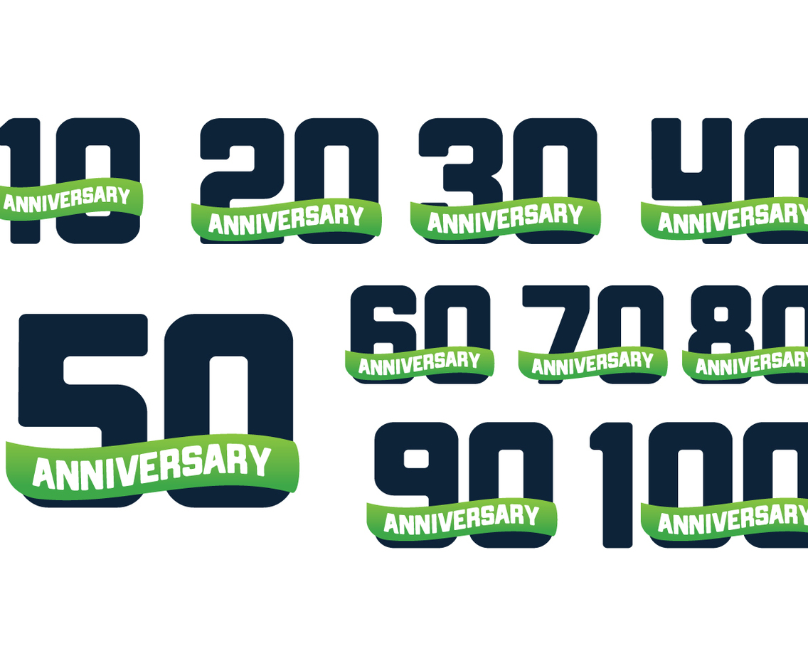 Free Anniversary Years Vector